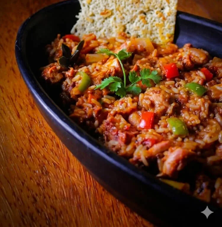 Jambalaya met Cajun-kruidenmix bio