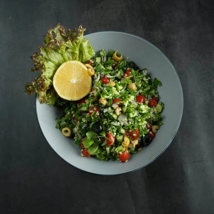 Tabbouleh met biologische pepermunt en citroen