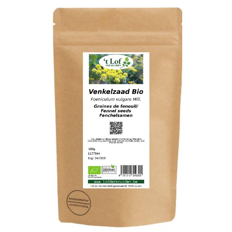 Venkelzaad Bio - 100 gr 2 Venkelzaad Bio - 100 gr - Afbeelding 2